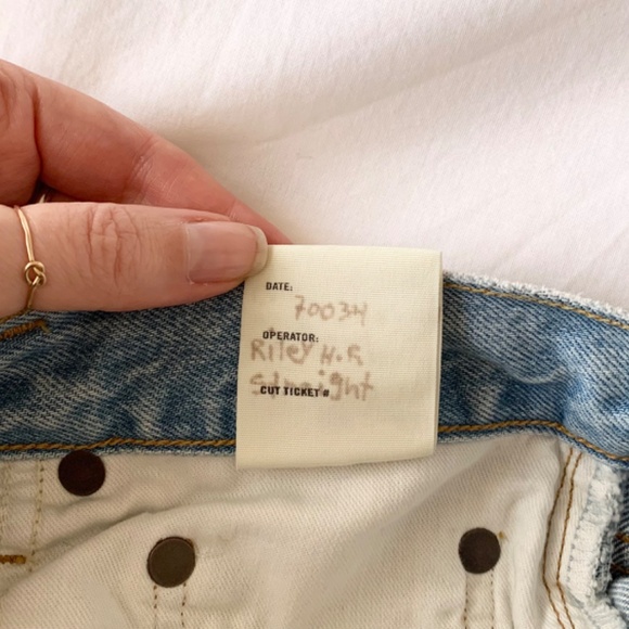 Agolde Riley Jeans NWT - Picture 8 of 10